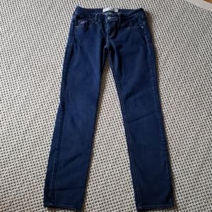 HOLLISTER Cali Straight Skinny Jean Dark Wash Size 1S  26/29